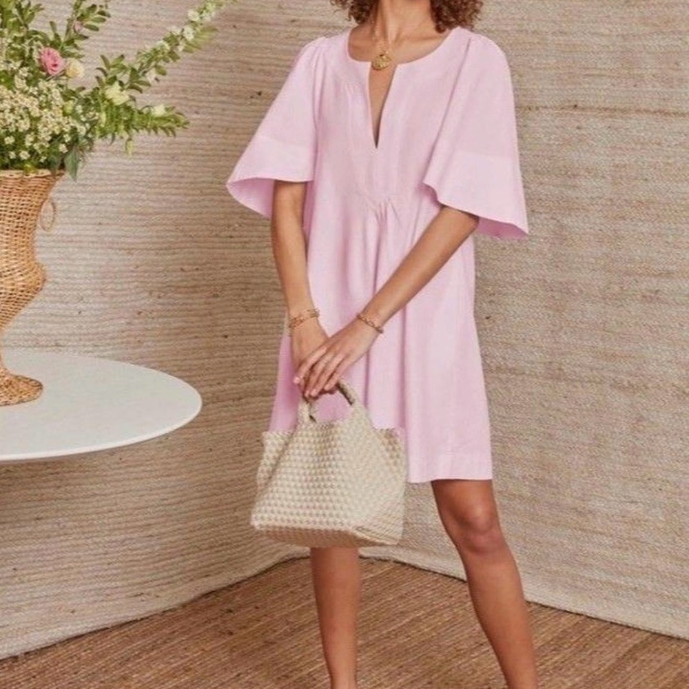 Tuckernuck Pomander Place Finley Flutter Sleeve Dress Small